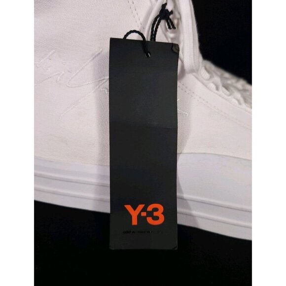 Adidas Y-3 Yuben Mid Sneaker Size 45 1/3 US 11 Mens White EF2654 $269 - Picture 6 of 12